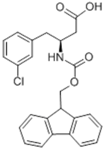 FMOC-(S)-3-AMINO-4-(3-CHLORO-PHENYL)-BUTYRIC ACID
 CAS 270596-40-2