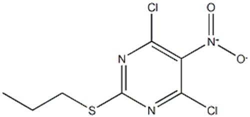 4,6-Dichloro-5-nitro-2-propylthiopyrimidine CAS 145783-14-8