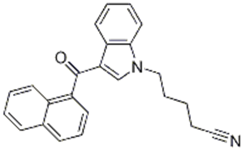 5-(3-(1-naphthoyl)-1H-indol-1-yl)pentanenitrile CAS 335161-19-8