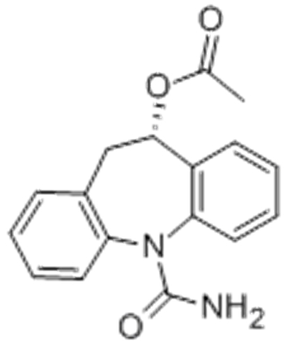 5H-Dibenz[b,f]azepine-5-carboxamide, 10-(acetyloxy)-10,11-dihydro-,( 57355775, 57251516,10S)- CAS 236395-14-5