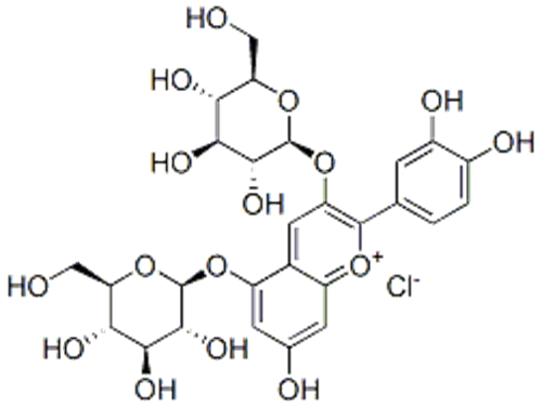 CYANIN CHLORIDE
 CAS 2611-67-8