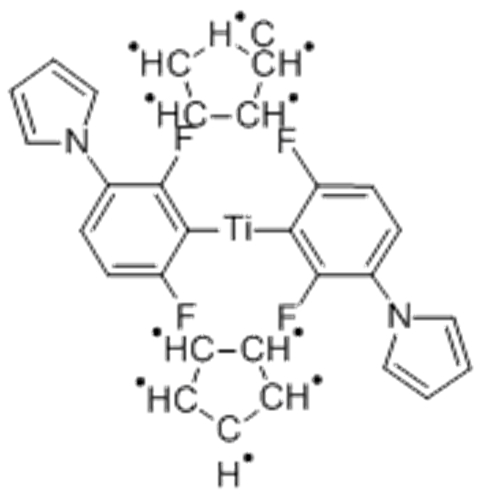 Titanium, bis(h5-2,4-cyclopentadien-1-yl)bis[2,6-difluoro-3-(1H-pyrrol-1-yl)phenyl]- CAS 125051-32-3