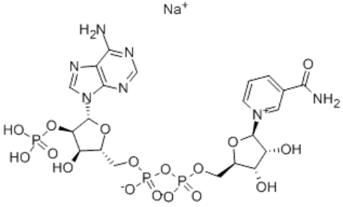 Adenosine5'-(trihydrogen diphosphate), 2'-(dihydrogen phosphate), P'®5'-ester with3-(aminocarbonyl)-1-b-D-ribofuranosylpyridinium, inner salt, sodium salt (1:1) CAS 1184-16-3