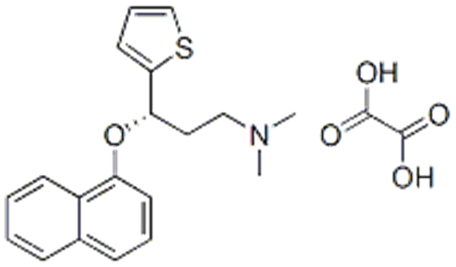 S-(+)-N,N-Dimethyl-3-(1-naphthoxy)-3-(2-thienyl)-1-propylamine oxalate CAS 132335-47-8