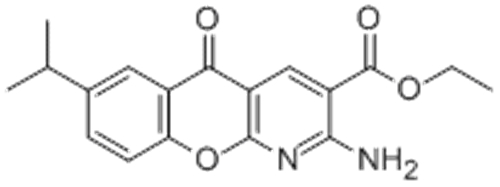 Ethyl 2-amino-7-isopropyl-5-oxo-5H-chromeno[2,3-b]pyridine-3-carboxylate CAS 68301-99-5
