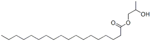 PROPYLENE GLYCOL MONOSTEARATE (CONTAINS CA. 35% MONOPALMITATE) CAS 1323-39-3