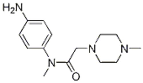 N-(4-aminophenyl)-N-methyl-2-(4-methylpiperazin-1-yl)acetamide
 CAS 262368-30-9