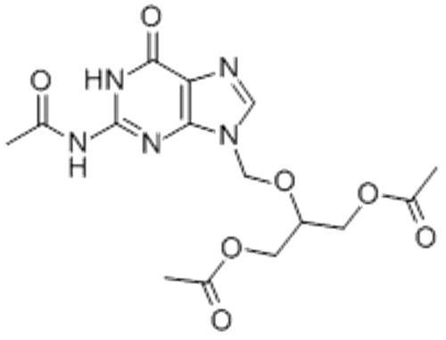 Acetamide,N-[9-[[2-(acetyloxy)-1-[(acetyloxy)methyl]ethoxy]methyl]-6,9-dihydro-6-oxo-1H-purin-2-yl]- CAS 86357-14-4