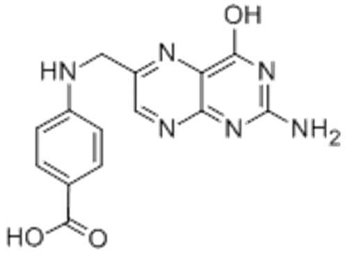 Benzoic acid,4-[[(2-amino-3,4-dihydro-4-oxo-6-pteridinyl)methyl]amino]- CAS 119-24-4
