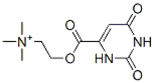 Ethanaminium,N,N,N-trimethyl-2-[[(1,2,3,6-tetrahydro-2,6-dioxo-4-pyrimidinyl)carbonyl]oxy] CAS 16978-42-0
