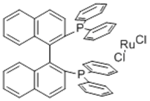DICHLORO[(R)-(+)-2,2'-BIS(DIPHENYLPHOSPHINO)-1,1'-BINAPHTHYL]RUTHENIUM (II) CAS 132071-87-5