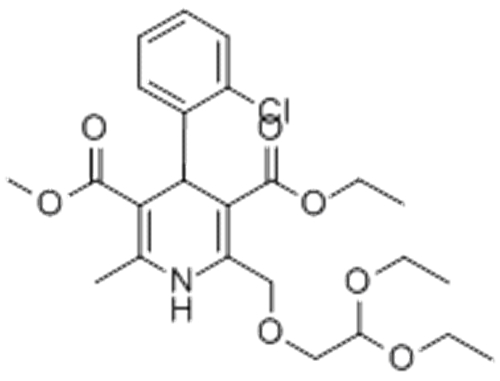 3-Ethyl-5-methyl-4-(2-chlorophenyl)-2-(2,2-diethoxy-ethoxymethyl)-6-methyl-1,4-dihydropyridine-3,5-dicarboxylate CAS 103094-30-0