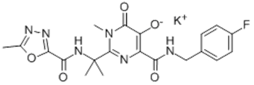 Raltegravir potassium CAS 871038-72-1