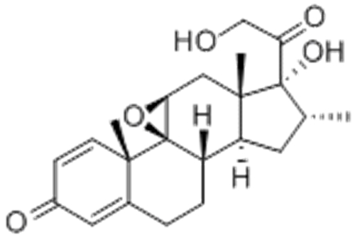 Pregna-1,4-diene-3,20-dione,9,11-epoxy-17,21-dihydroxy-16-methyl-,( 57365291, 57187072,9b,11b,16a)- CAS 24916-90-3