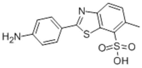 2-(4-Aminophenyl)-6-methyl-1,3-benzothiazole-7-sulfonic acid CAS 130-17-6