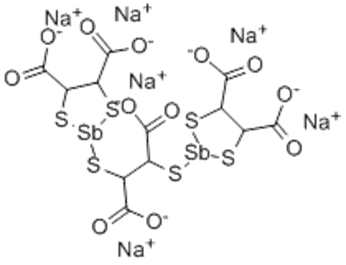 2,2'-[(1,2-dicarboxyethylene)bis(thio)]bis[1,3,2-dithiastibolane-4,5-dicarboxylic] acid CAS 1986-66-9