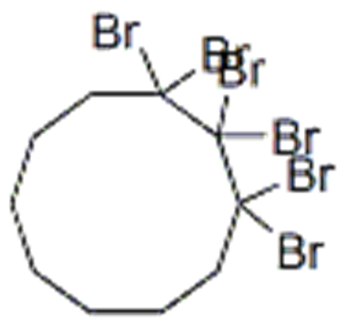 1,1,2,2,3,3-hexabromocyclodecane
 CAS 25495-98-1