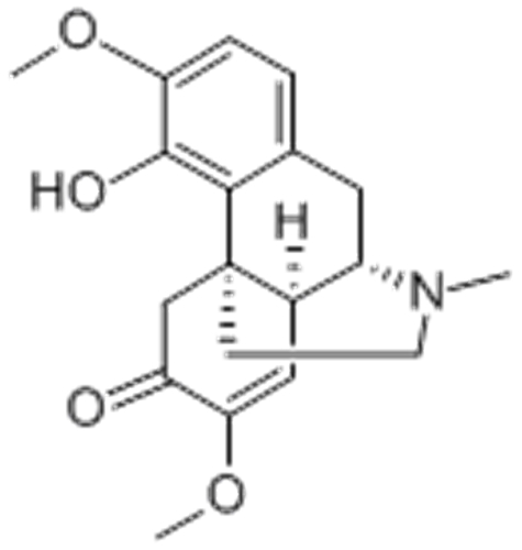 Morphinan-6-one,7,8-didehydro-4-hydroxy-3,7-dimethoxy-17-methyl-,( 57356199, 57251937,9a,13a,14a)- CAS 115-53-7