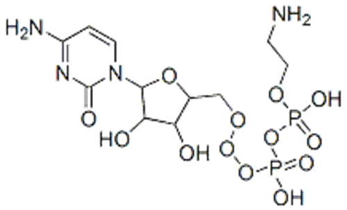 2-aminoethoxy-[[5-(4-amino-2-oxo-pyrimidin-1-yl)-3,4-dihydroxy-oxolan-2-yl]methoxy-hydroxy-phosphoryl]oxy-phosphinic acid CAS 3036-18-8