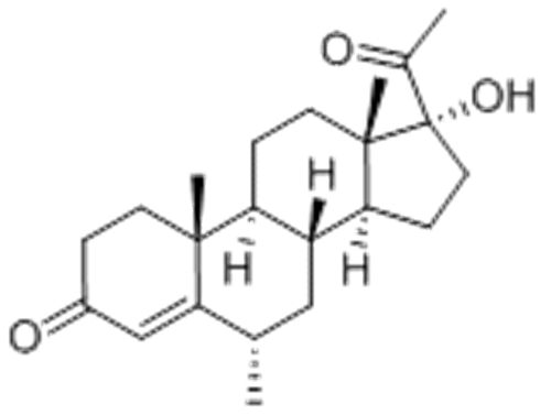 Pregn-4-ene-3,20-dione,17-hydroxy-6-methyl-,( 57364514, 57186208,6a)- CAS 520-85-4