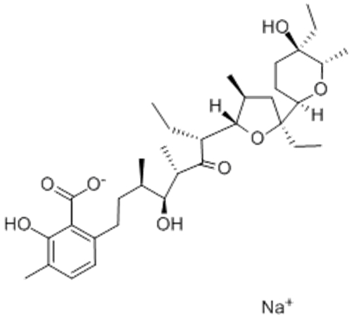 LASALOCID A SODIUM SALT
 CAS 25999-20-6
