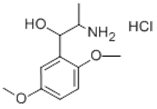 Benzenemethanol,a-(1-aminoethyl)-2,5-dimethoxy-,hydrochloride (1:1) CAS 61-16-5