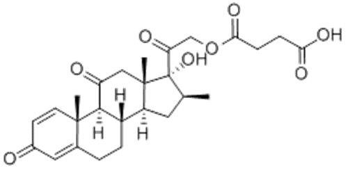 Meprednisone hemisuccinate
 CAS 27303-92-0