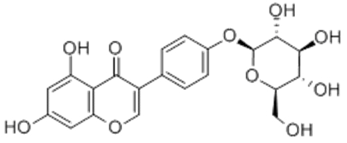4H-1-Benzopyran-4-one,3-[4-(b-D-glucopyranosyloxy)phenyl]-5,7-dihydroxy- CAS 152-95-4