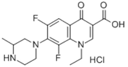 3-Quinolinecarboxylicacid, 1-ethyl-6,8-difluoro-1,4-dihydro-7-(3-methyl-1-piperazinyl)-4-oxo- CAS 98079-51-7