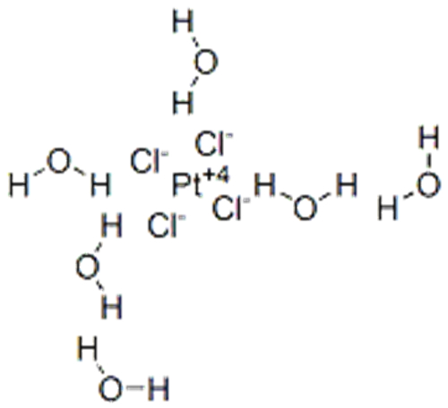 Platinate(2-),hexachloro-, hydrogen, hydrate (1:2:6),( 57357029, 57263300,OC-6-11)- CAS 18497-13-7