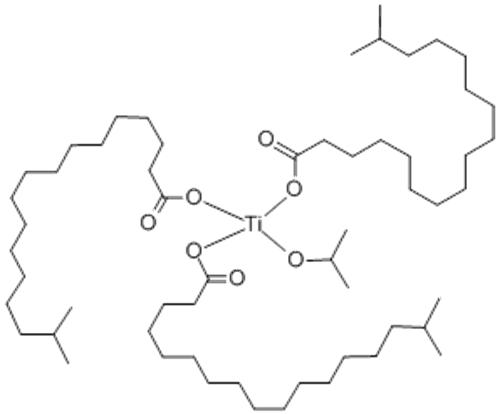 Titanium,tris(isooctadecanoato-kO)(2-propanolato) CAS 61417-49-0