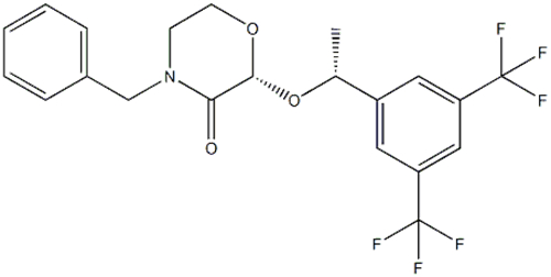(2R)-4-BENZYL-2-{(1R)-1-[3,5-BIS(TRIFLUOROMETHYL)PHENYL]ETHOXY}MORPHOLIN-3-ONE CAS 287930-75-0