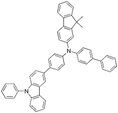 9H-Fluoren-2-aMine, N-[1,1'-biphenyl]-4-yl-9,9-diMethyl-N-[4-(9-phenyl-9H-carbazol-3-yl)phenyl]- CAS 1242056-42-3