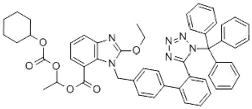 Trityl candesartan cilexetil CAS 170791-09-0