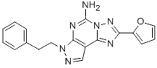 7H-Pyrazolo[4,3-e][1,2,4]triazolo[1,5-c]pyrimidin-5-amine,2-(2-furanyl)-7-(2-phenylethyl)- CAS 160098-96-4