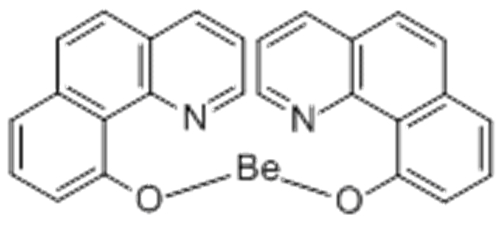 Beryllium,bis(benzo[h]quinolin-10-olato-kN1,kO10)-,( 57354050, 57254073,T-4)- CAS 148896-39-3