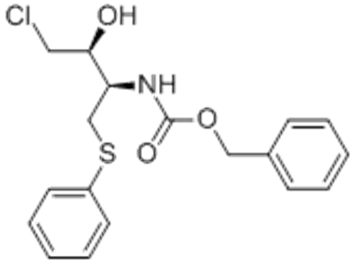 Carbamic acid,N-[(1R,2S)-3-chloro-2-hydroxy-1-[(phenylthio)methyl]propyl]-, phenylmethylester CAS 159878-02-1