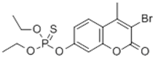 Phosphorothioic acid,O-(3-bromo-4-methyl-2-oxo-2H-1-benzopyran-7-yl) O,O-diethyl ester CAS 121227-99-4