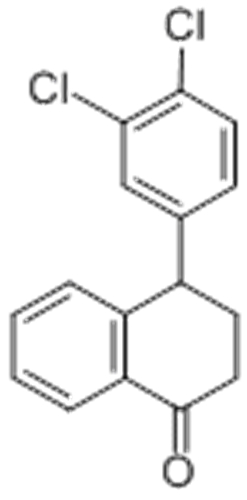 1(2H)-Naphthalenone,4-(3,4-dichlorophenyl)-3,4-dihydro-,( 57358666, 57279268,4S)- CAS 124379-29-9
