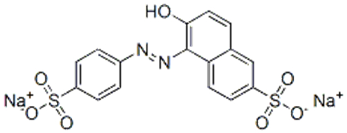 2-Naphthalenesulfonicacid, 6-hydroxy-5-[2-(4-sulfophenyl)diazenyl]-, sodium salt (1:2) CAS 2783-94-0