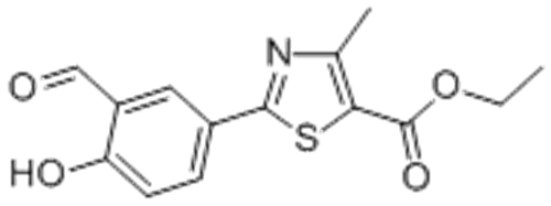 5-Thiazolecarboxylicacid, 2-(3-formyl-4-hydroxyphenyl)-4-methyl-, ethyl ester CAS 161798-01-2 