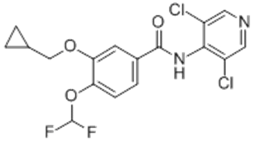 Benzamide,3-(cyclopropylmethoxy)-N-(3,5-dichloro-4-pyridinyl)-4-(difluoromethoxy)- CAS 162401-32-3