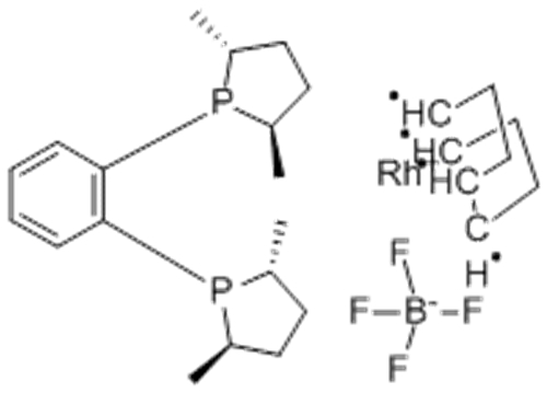 (-)-1,2-Bis[(2R,5R)-dimethylphospholano]benzene(cyclooctadiene)rhodium(I)  CAS 210057-23-1