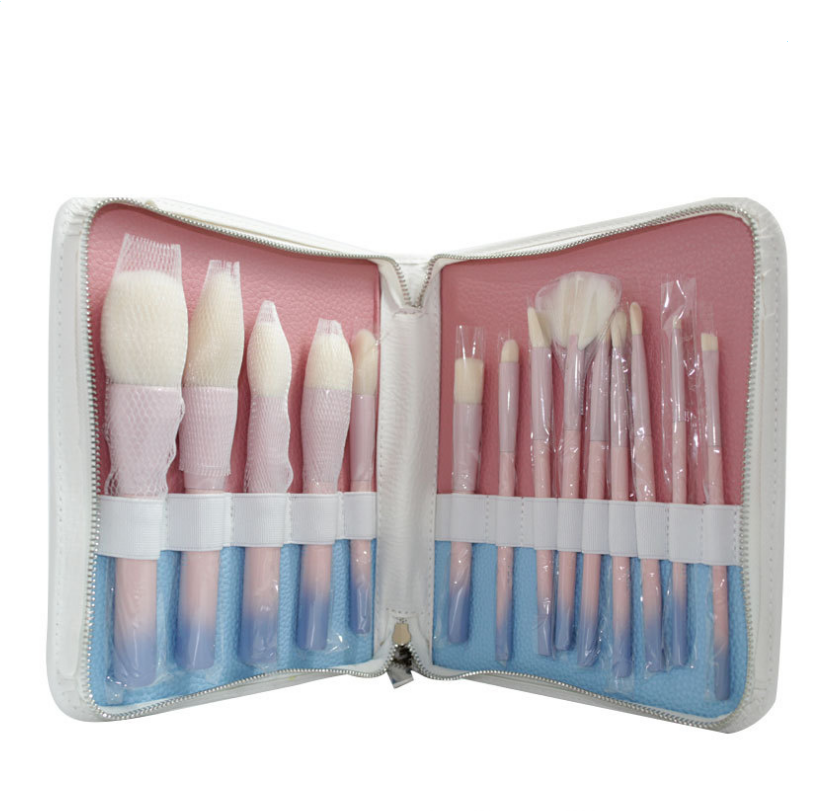 Gradient Color 14pcs Makeup Brushes Set Makeup Tools