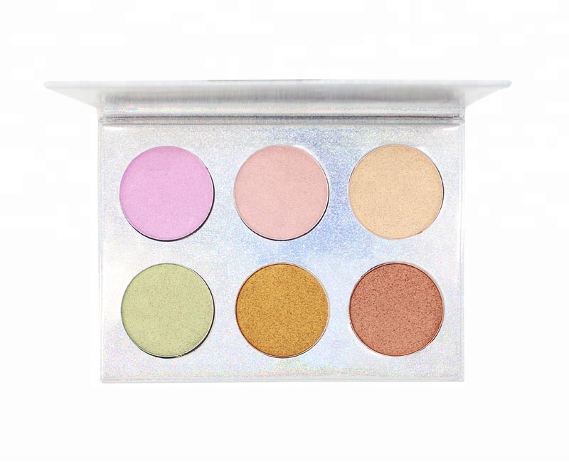 Makeup Shimmer Waterproof Highlighter Powder Palette