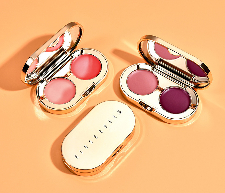 Double blush cream foundation palette